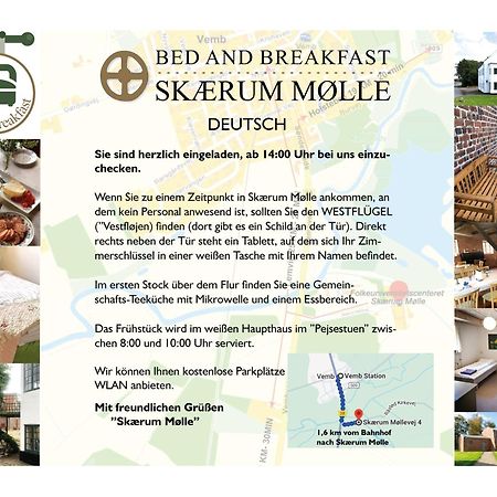 Vemb Skaerum Molle Bed & Breakfast エクステリア 写真