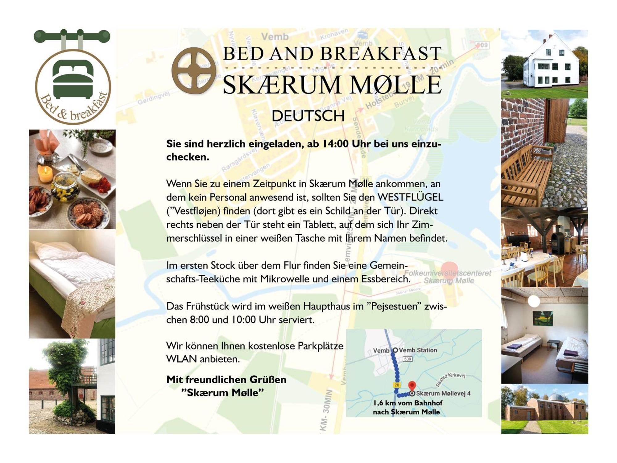 Vemb Skaerum Molle Bed & Breakfast エクステリア 写真